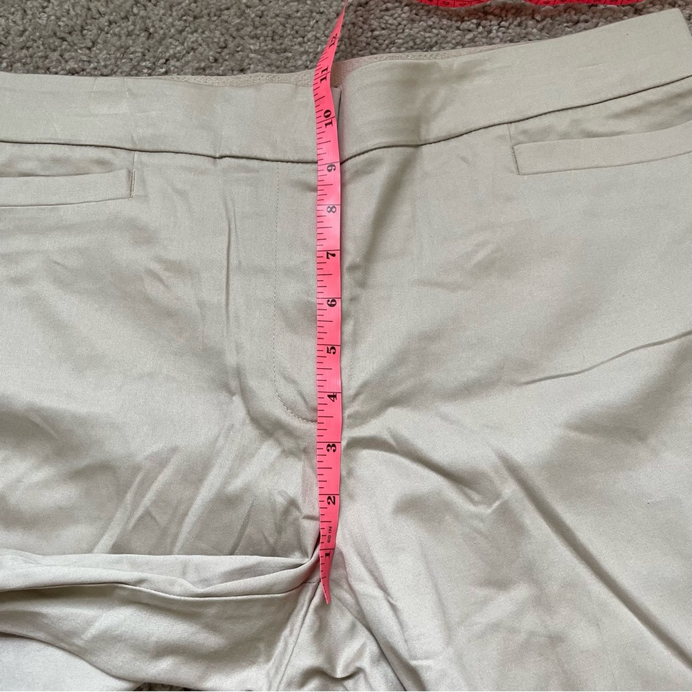 NWT Counterparts Khaki Straight Leg Pants Wheat 12 2272210HA - Picture 5 of 8